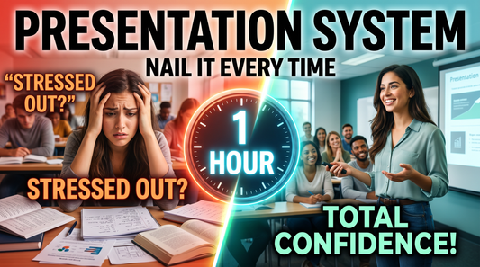 The 1-Hour Presentation System for Students (Step-by-Step Guide to Calm, Confident Presentations)